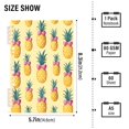 thumbnail image 2 of FORMRS 1-Subject Spiral Notebook 8" x 5" College Ruled 60 Refillable Sheet A5 Hard Cover, Pineapple Love, 2 of 7