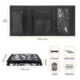 thumbnail image 6 of CHAQLIN Skull Pattern Coin Storage Pouch, Polyester Trifold Card Holder for Sports, Lightweight Portable Small Purse, 6 of 6