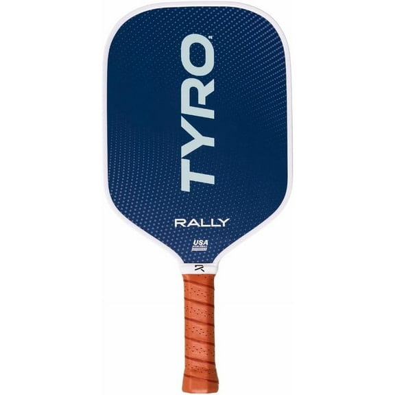 Rally Tyro 2 Pickleball Paddle – Lightweight 7.0-7.5 oz, Durable Polymer Core, Composite Face, 5" Handle for Extra Grip – Ideal for Beginners - Blue