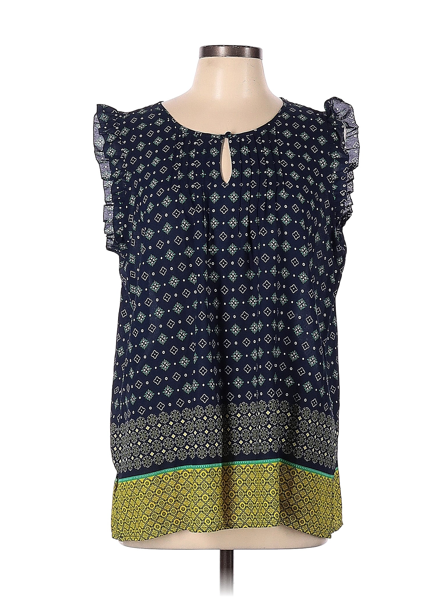 Pre-Owned Liz Claiborne Women's Size L Sleeveless Blouse - Walmart.com