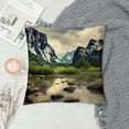 thumbnail image 2 of Chilfamy Fall Decor Clear Lake Nature Landscape Pillow Covers for Couch Sofa Indoor Outdoor Pillow Case Square 1PC 22x22in, 2 of 5