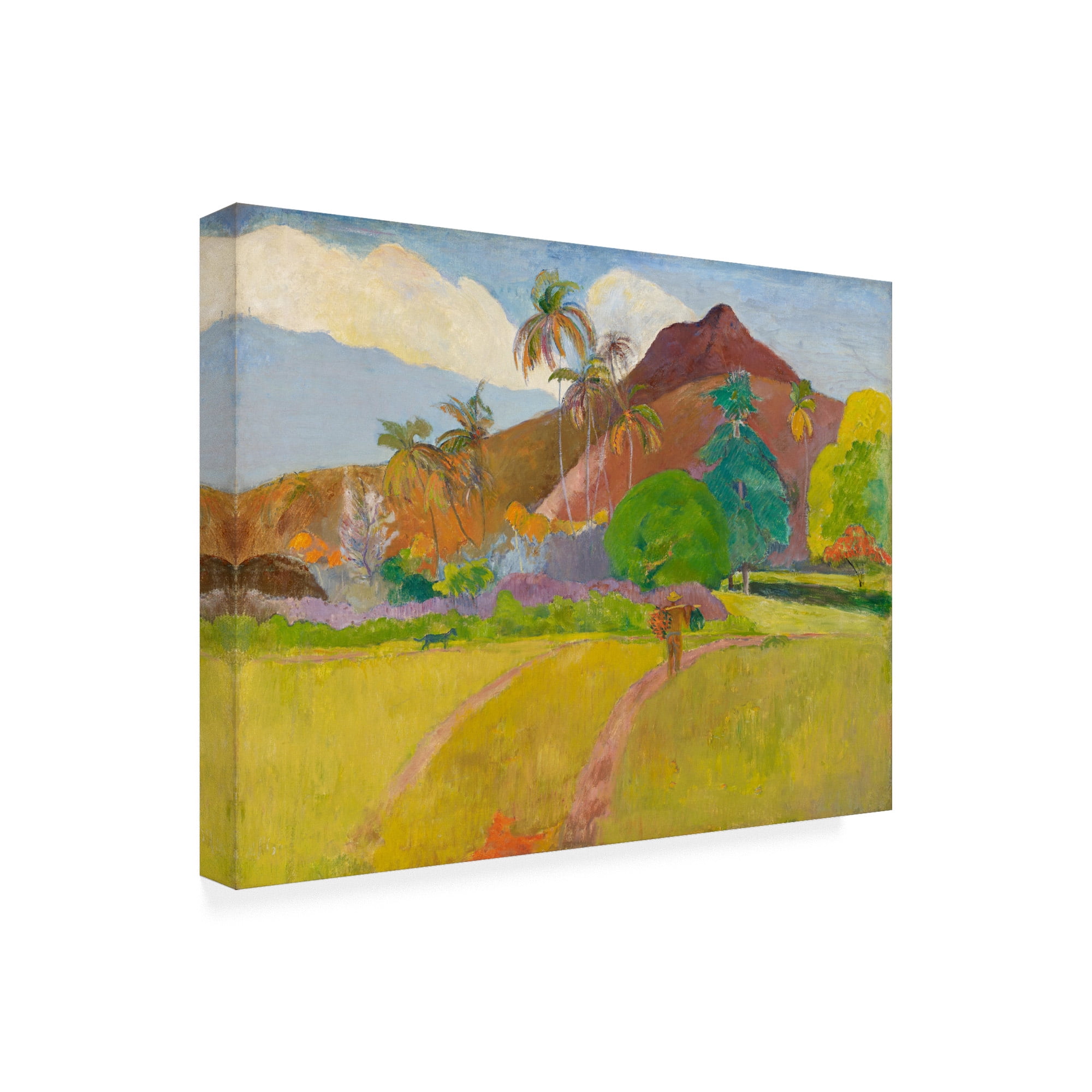 Trademark Fine Art 'Tahitian Landscape' Canvas Art by Gauguin