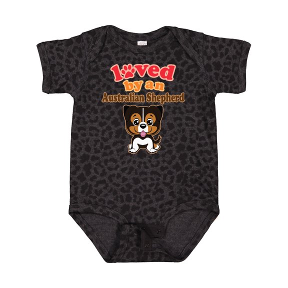 Inktastic Australian Shepherd Dog Gift Boys or Girls Baby Bodysuit