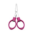 thumbnail image 4 of 1 Pc Folding Scissor, Portable Travel Scissor, Glasses Shaped Mini Shear, Telescopic Cutter, Anti Rust Stainless Steel Scissors for Fishing Sewing Craft, 3.44 X 1.04 Inch, 4 of 8