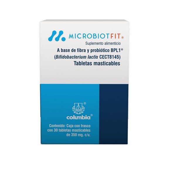 Suplemento Alimenticio Microbiot Fit 0 30 Tabletas Masticables