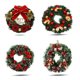 thumbnail image 4 of Yuarrent Guirnalda de mimbre de Navidad luz LED flor guirnalda colgante de Navidad decoración de pared de ventana decoración de adorno de vacaciones Kits de decoración para fiestas No.01, 4 of 6
