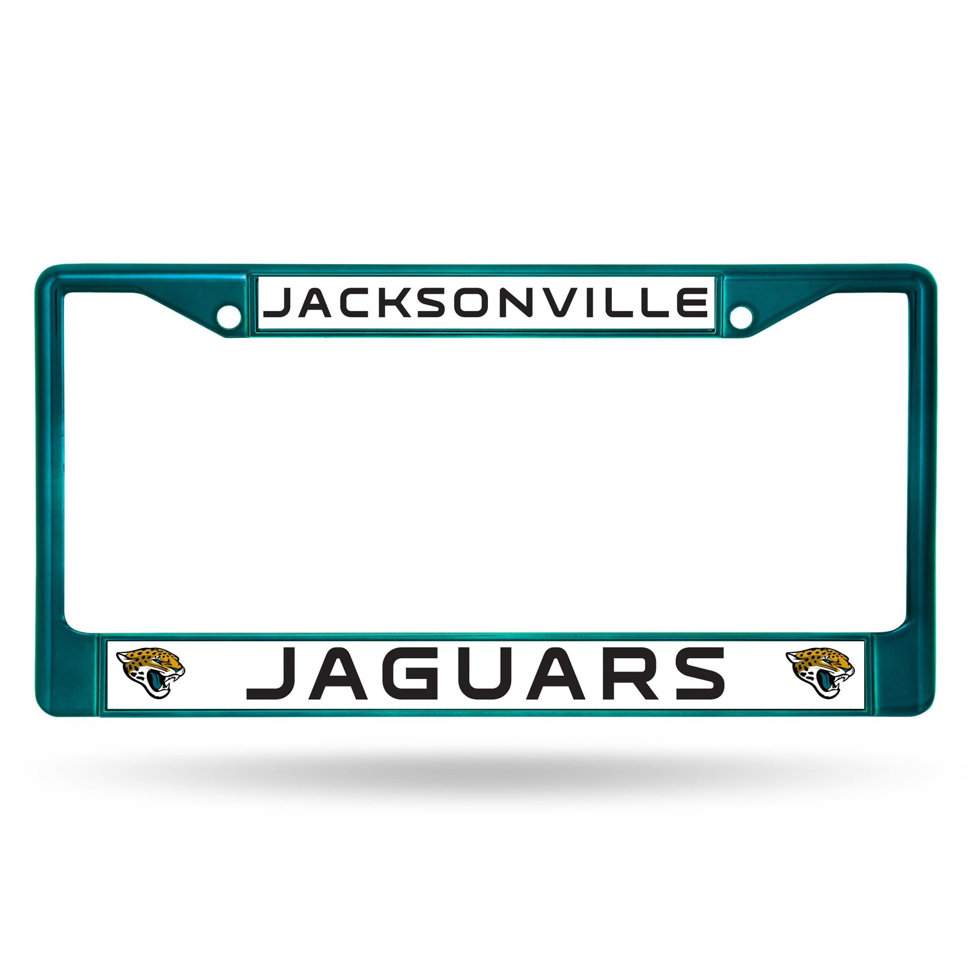 Jacksonville Jaguars NFL Licensed Aqua Painted Chrome Metal License