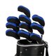thumbnail image 4 of Juego de 10 fundas de repuesto resistentes al agua para palos de golf y maderas de driver. azul negro, 4 of 9