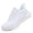 White, variant on Women's Traditional Mesh Low-heel Sneakers, Elegant Leisure Outdoor Walking Shoes Modern