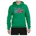 thumbnail image 2 of Wild Bobby,Colorful Football Mom Sports Unisex Graphic Hoodie Sweatshirt, Kelly, 2XL, 2 of 3