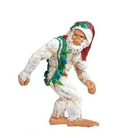 

LYU Christmas Tree Pendant Santa Claus Hat Clear Line Gifts Lanyard Sturdy Festival Props Acrylic Xmas White/Brown Big Feet Sasquatch Pendant Party Favor