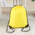 thumbnail image 4 of Plain Makapal Drawstring Back Pack Bag With Zipper Shoes Bag, 4 of 7