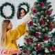 thumbnail image 3 of Christmas Snowman Santa Claus Milu Deer Standing Doll Excellent Holiday Ambiance Decoration Suitable For Hotel Mall Bedroom And Christmas Tree Decoration, 3 of 9