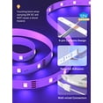 thumbnail image 3 of Tira de luces LED inteligentes Meross, 10 m, WiFi RGB, control de voz, 3 of 9