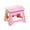 Pink, variant on BTideas Portable Folding Step Stool, Step Small Stool Foldable, Plastic , 265 lbs Grey