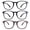heise+heise+SH, variant on LAMBBAA Blue Light Blocking Glasses 3 Pack Computer Game Glasses Square Frame for Men Women Anti Eyestrain UV Filter(Tortoise Black Dark Red)