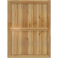 thumbnail image 2 of 26 7/8"W X 36"H Timbercraft Five 5 3/8" Boards Framed Board-N-Batten Shutters, Rough Sawn Western Red Cedar (Per Pair), 2 of 13
