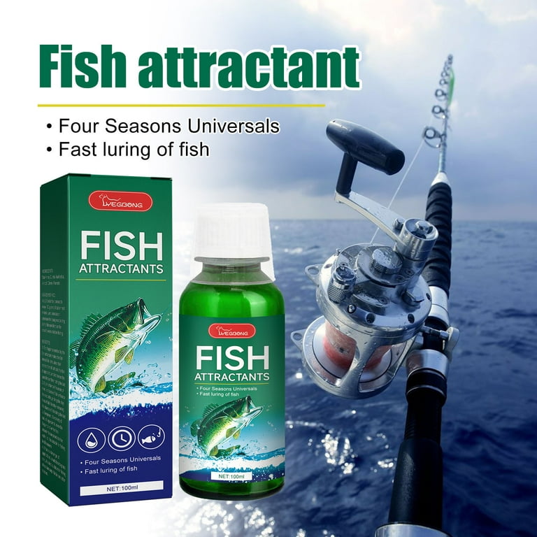Fish Attractant, Reservoir Sea Fishing Bait, Aroma Lure, Attracts Fish,  Long Lasting, Strong Baiting Power, Environmentally Friendly And Efficient  100ml a attractant 