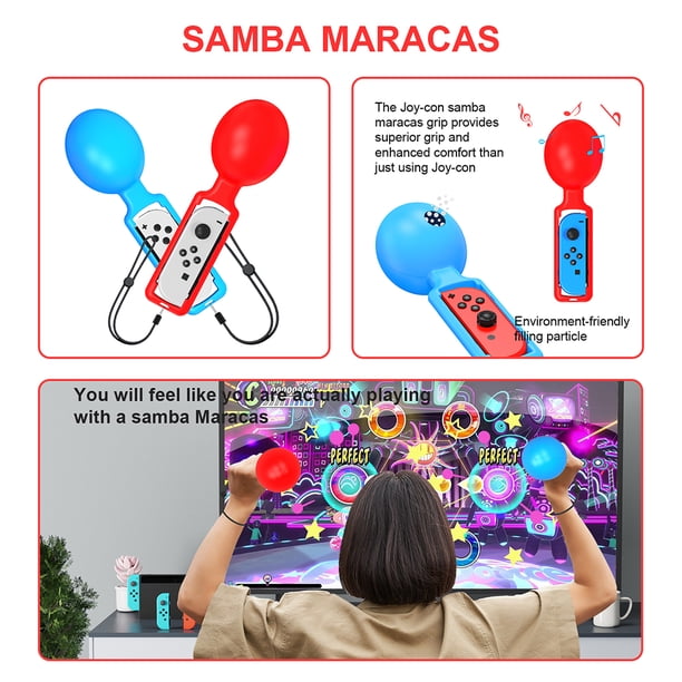 Conjunto De Accesorios Deportivos Juego de accesorios deportivos 15 en 1, juego de accesorios familiares para accesorios de juego Switch