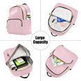 thumbnail image 5 of JIALIOU Mini Backpack Purse for Women Quilted Casual Daypack Small Travel Shoulder Bag, Soft Pink, 5 of 7