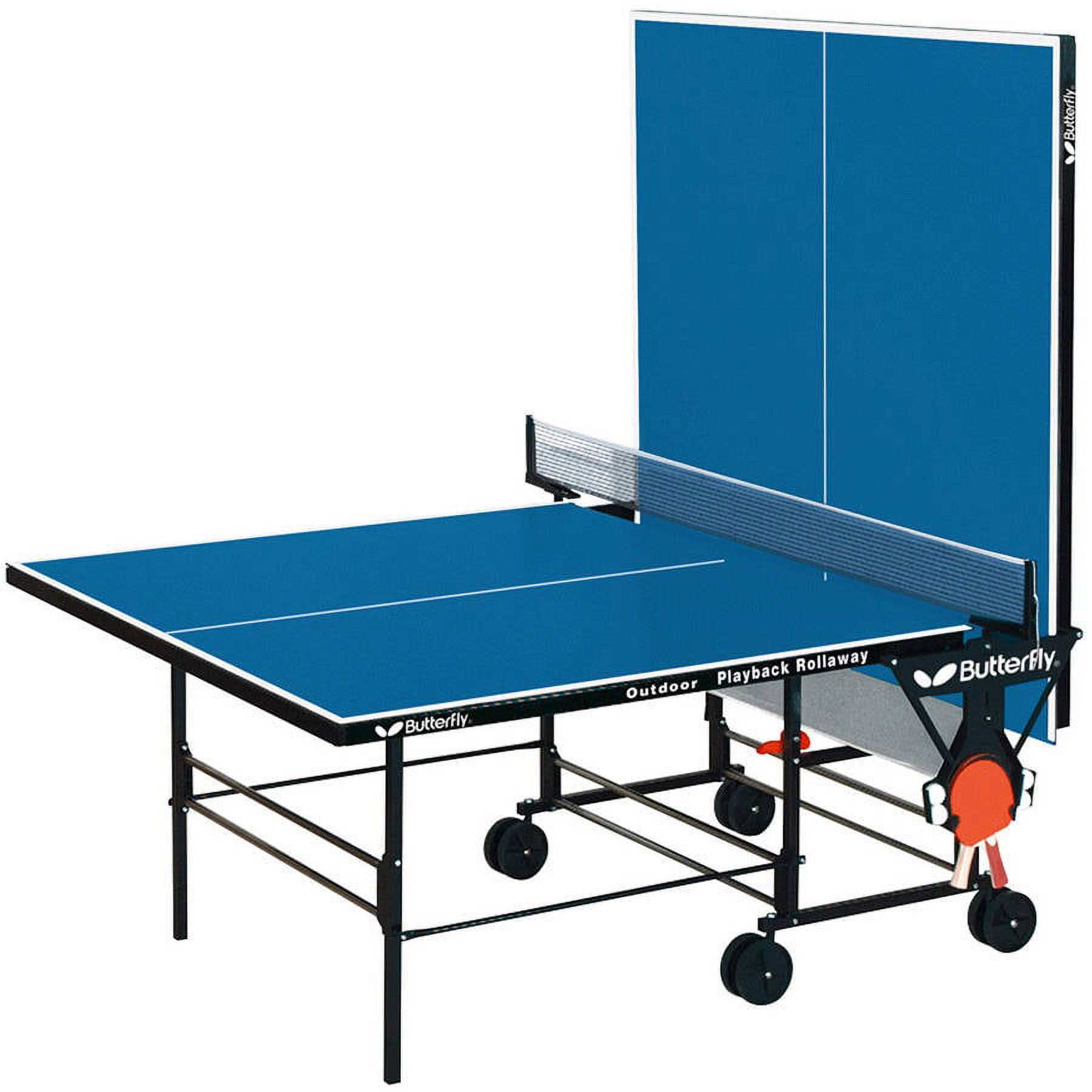 Butterfly Playback Outdoor Table Blue