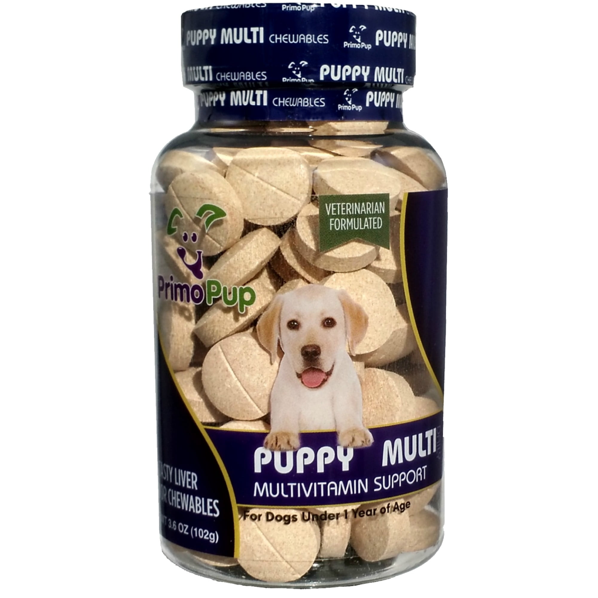 PUPPY MULTIVITAMIN Primo Pup Vet Health Supports Physical & Mental