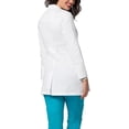 thumbnail image 3 of Adar Pop-Stretch Tonal Long Sleeve Fitted Scrub Tee Shirt - 3402 - Black - XXS, 3 of 3