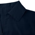 thumbnail image 5 of BangWanChi Men's Lightweight Slub Cotton Linen Shirts Top V-Neck Short Sleeve Casual Holiday Wear Tops for Men, 5 of 6