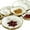 Dessert Plate - White, variant on Serving Bowls - Nine-Grid Dessert Plate, Charcuterie Tray with Elegant Compartment Design, Multi-Section Snack Organizer for Nuts Chips Fruit Candy Meals Appetizers Dining Room Parties