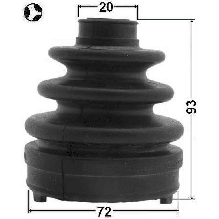 Subaru CV Joint Boot Kit 72x93x20mm For Subaru Legacy 1998-2003