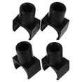 thumbnail image 2 of 4 Pcs Guide de Rail de Fauteuil Roulant : Guide de Rail de Cadre de Bras Détachable Standard pour Fauteuils Roulants et Chaises de Transport Pièce de Rechange Commune Noir, 2 of 8