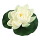 thumbnail image 1 of 1uds Artificial Flotante Loto Flor, Artificial Loto Flor para Jardín Estanques Piscina Decoración, Blanco, 3.9", 1 of 1