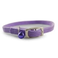 thumbnail image 2 of OmniPet Kool Kat Elastic Cat Safety Collar with Bell, Lavender, 8", 2 of 2