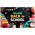 thumbnail image 2 of Colorful Welcome Back to School Banner with School Supplies Elements Backdrop Party Decorations for Classroom Decor School Events Opening Ceremonies Photo Props, 2 of 7