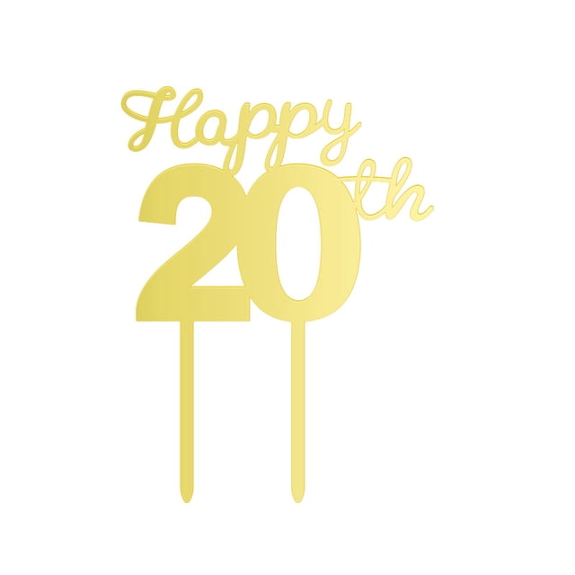 Material Acrílico Decoración de Pastel de Cumpleaños Hombre Mujer Decoración de Cumpleaños Pastel Feliz Cumpleaños Cake Topper para Cumpleaños Hombres Mujeres Decoración de Pastel de Cumpleaños