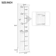 thumbnail image 4 of 83.4" Tall Wood Bookcase, Bookshelf Open Storage 5 Tier Shelves, Floor Standing Bookshelves Book Case Display Stand for Home School Library Office Bedroom Kids, 4 of 9