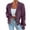 Purple, variant on Purcolt Women's Chunky Knit Open Front Cardigan Sweaters V Neck Button Down Loose Short Cardigan Fall Outerwear Coats