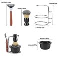 thumbnail image 2 of 4 In 1 Men Set, Ess Steel D H, Shaving Brush And Bowl Set, 2 of 4