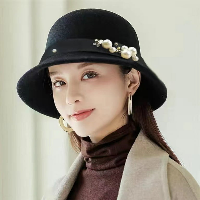 Wide brim hotsell round top hat