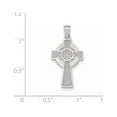 thumbnail image 4 of 14k White Gold Celtic Cross Pendant Charm, 4 of 4