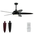thumbnail image 1 of Costway 52" Ceiling Fan with LED Lights & Remote Control 1/2/4/8H Timer & 3 Fan Speeds, 1 of 10