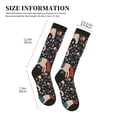 thumbnail image 2 of Compression Socks For Women And Men - Nordic Art Cartoon Cute Horse Compression Socks Circulation For Workout, 2 of 2