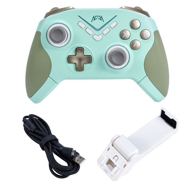 Controlador Consola Inalámbrica GamePad Juego Inalámbrico para Interruptor El Diente Interruptor/2.4G/WI Vibration Hall Effect Joystick Android/iOS/PC/PS3/PS4 Azul Rojo