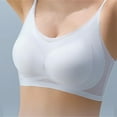 thumbnail image 2 of Women's Ice Silk Seamless Sleep Bra - Nylon/Spandex, Removable Pads, Breathable, All-Occasion Comfort with Multi-Size Cups, 2 of 5
