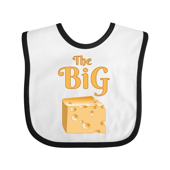 Inktastic The Big Cheese Boys Baby Bib
