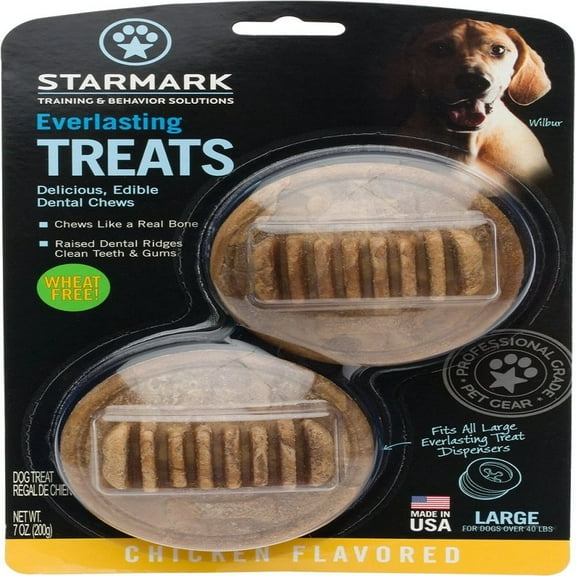 Starmark Everlasting Treat Large Wheat-Free Chicken Flavored For Dogs Over 40lbs