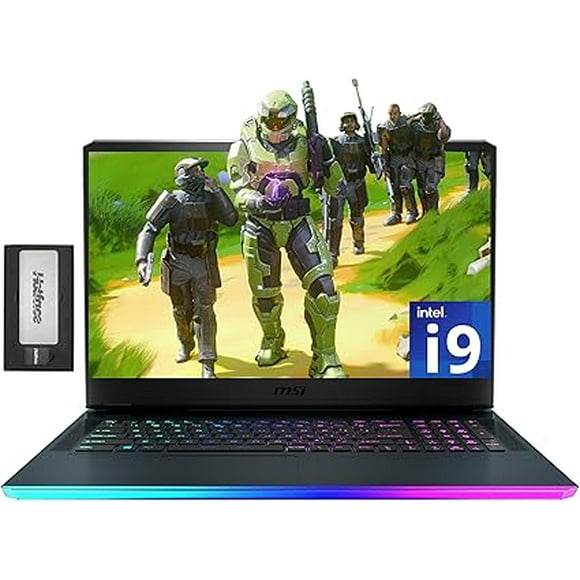 MSI Raider GE76 17.3" 144Hz FHD Gaming Laptop, Intel i9-12900H, 32GB DDR5, 2TB SSD, NVIDIA GeForce RTX 3060, Backlit Keyboard, FHD Webcam, Wi-Fi 6, Win 11 Pro, Grey, 256GB Docking Station Set