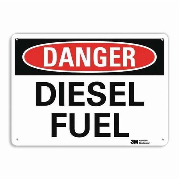 Lyle Danger Sign,10 in x 14 in,Aluminum U3-1294-RA_14X10