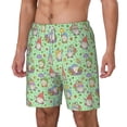 thumbnail image 2 of Uemuo Spring Gnomes Pattern Mens Swim Trunks Quick Dry Board Shorts with Mesh Lining, Stretch Beach Shorts Quick Dry No-Chafing Board Shorts-Medium, 2 of 9