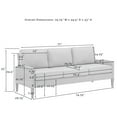 thumbnail image 6 of Capella Outdoor Wicker 3 Piece Sofa Set, 6 of 14
